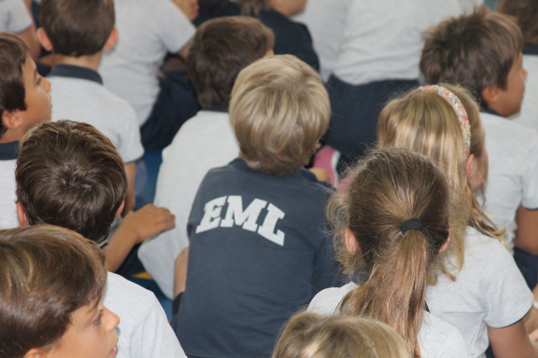 Students at Externato Marista de Lisboa wearing school uniforms