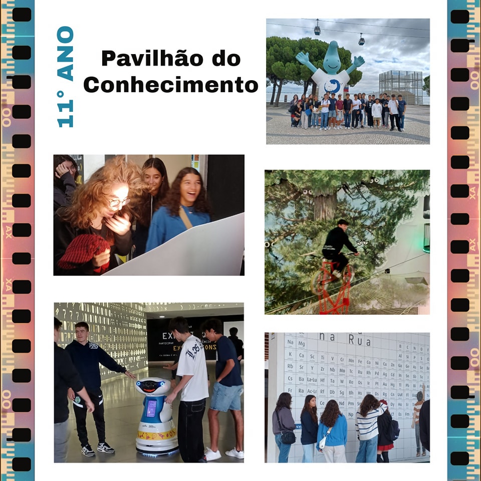 Colégio Vasco Da Gama students on a field trip, exploring science and technology.  Educational excursion.