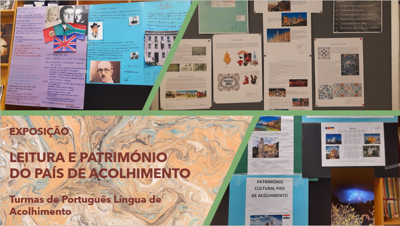 Preschool students' exhibit on Portuguese language and culture
