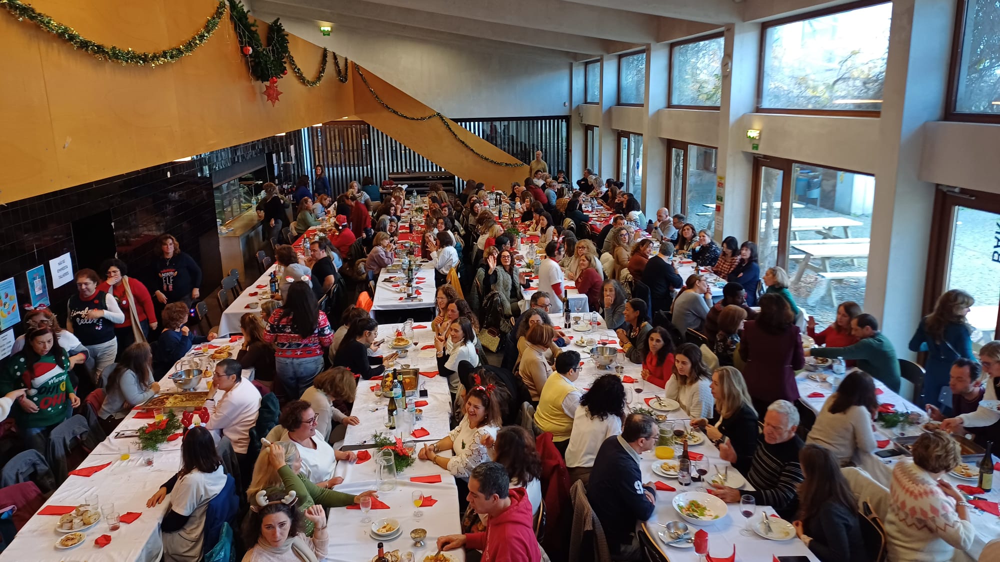 Christmas party at Jardim de Infância Azenhas do Mar preschool