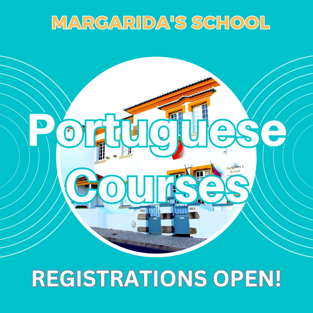 Margarida's School building, Portuguese courses registration open