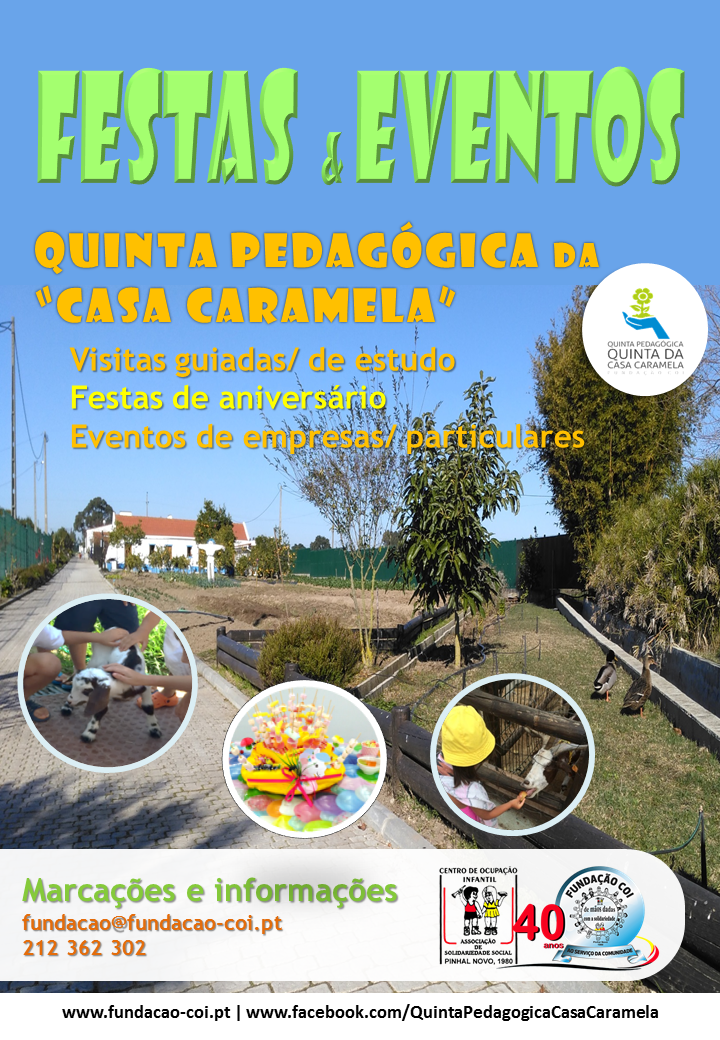 Preschool birthday party at Quinta Pedagógica da Casa Caramela