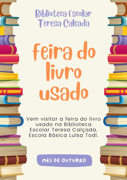 Used book fair at the Teresa Calçada School Library during October