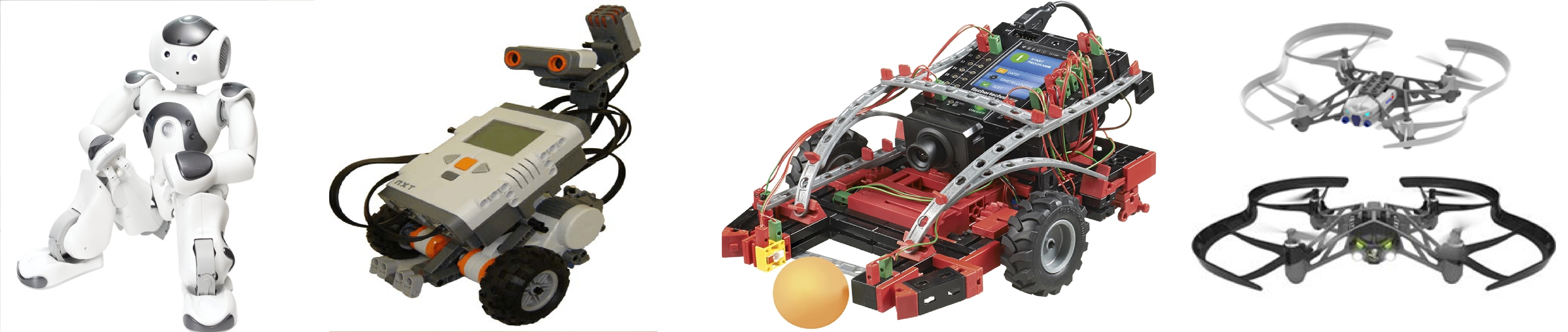 Robotics equipment used in a school setting