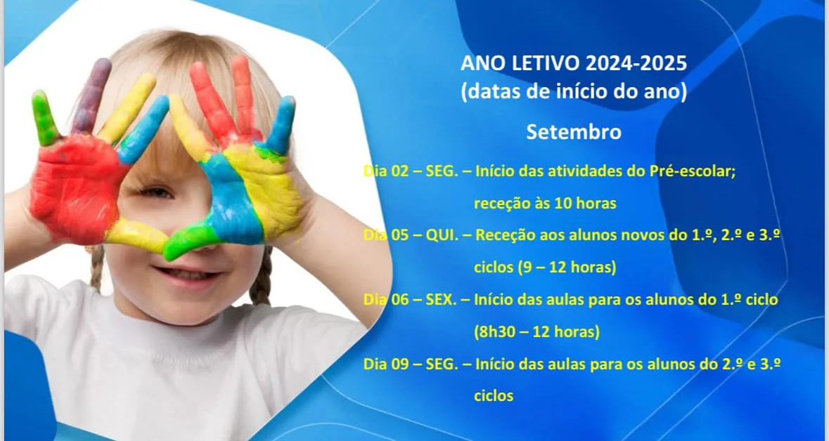 Child with painted hands, symbolizing creativity and learning at Salesianos do Funchal preschool.