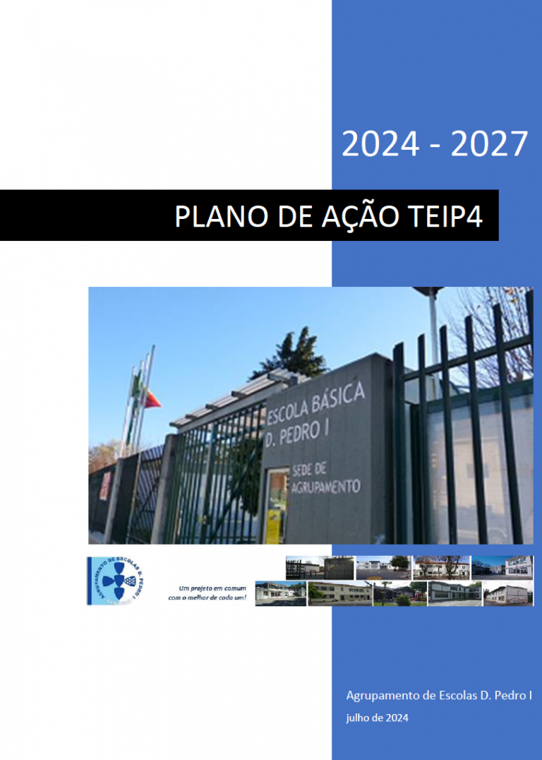 Escola Básica D. Pedro I school building and gate