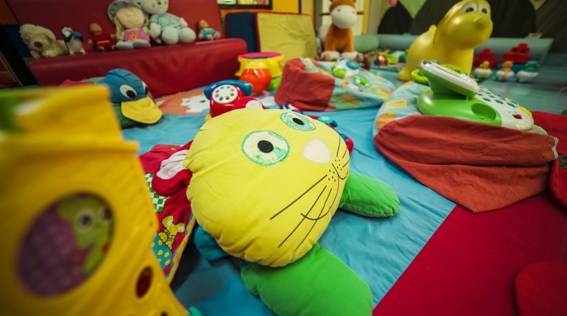 Preschool toys and play area