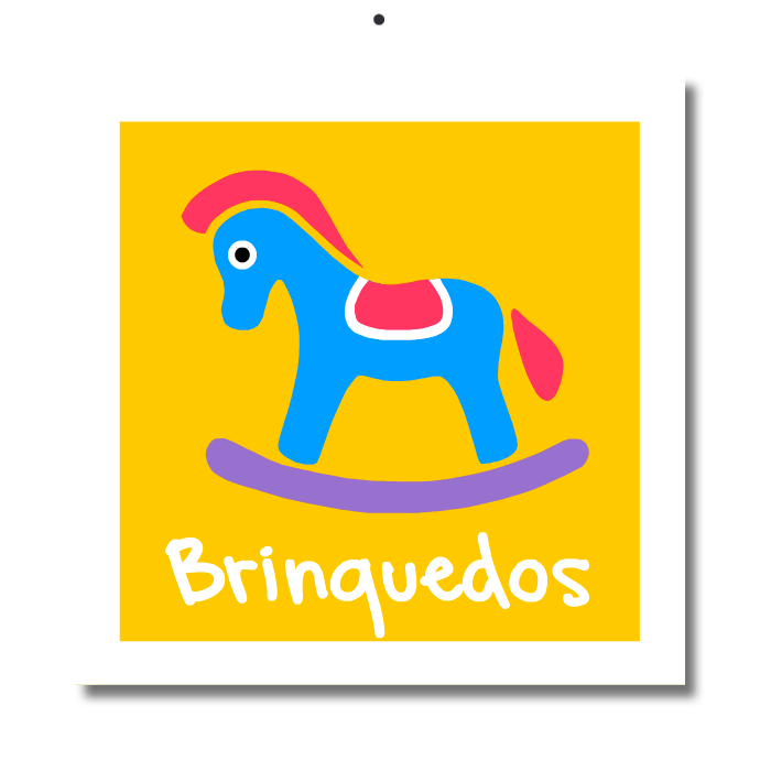 Rocking horse toy, Brinquedos (Toys in Portuguese)