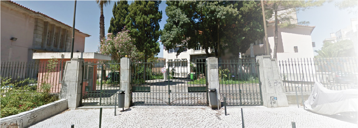School Manuel da Maia exterior entrance gate